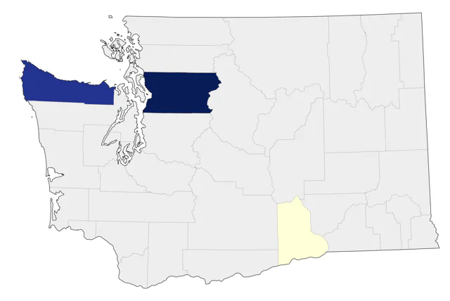Little Stint county map