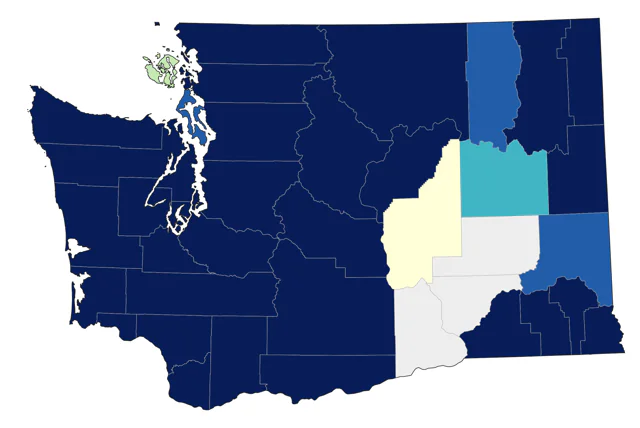 Northern Pygmy-Owl county map