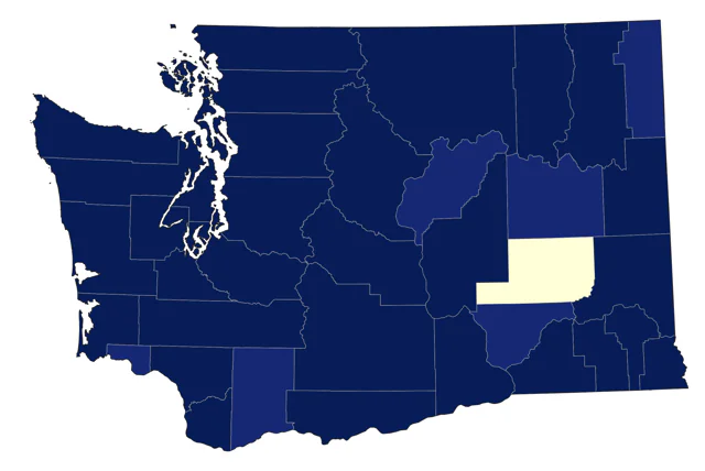 Northern Saw-whet Owl county map