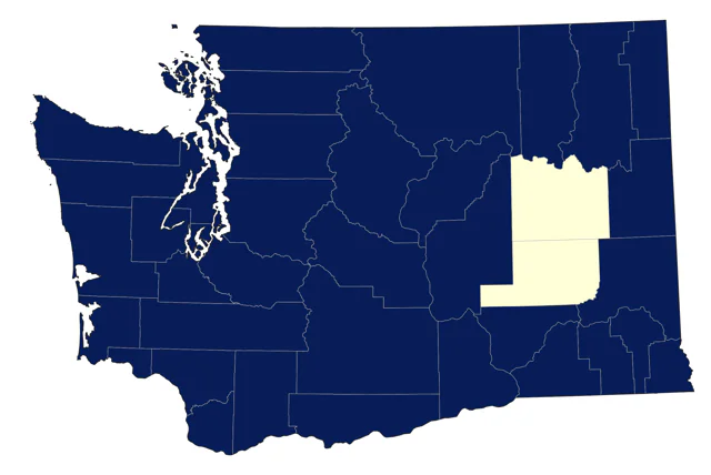 Pacific Wren county map