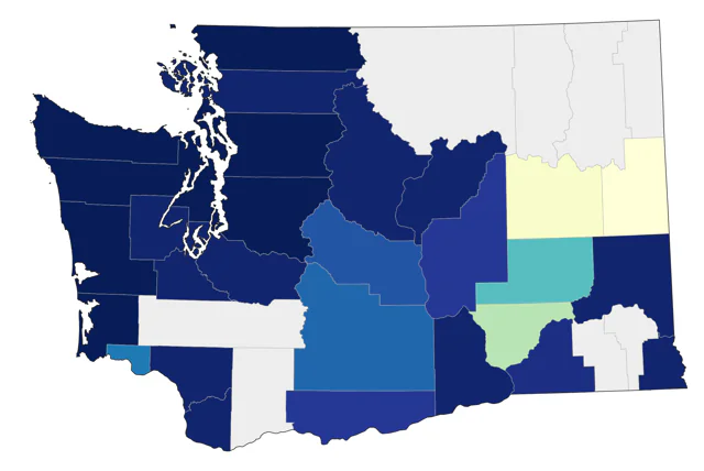 Parasitic Jaeger county map