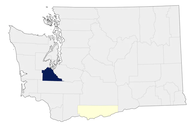 Pinyon Jay county map