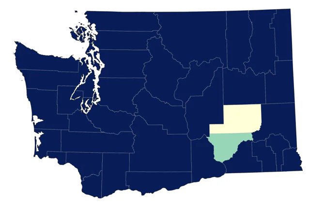 Red Crossbill county map