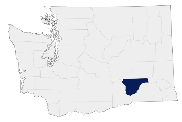Red-rumped Parrot county map
