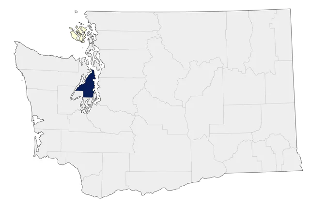 Red-throated Pipit county map