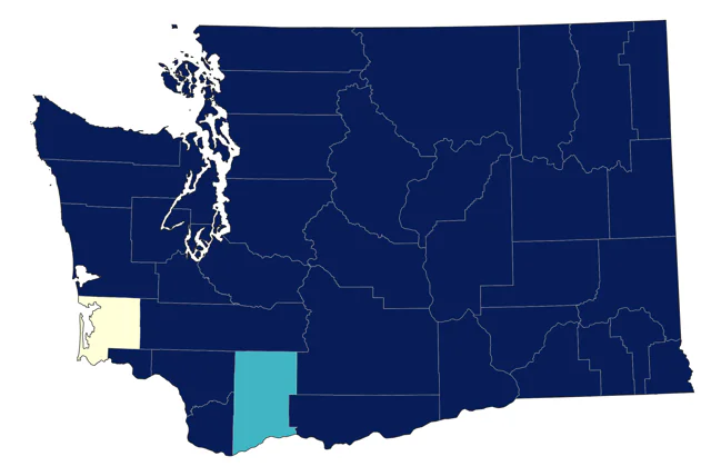 Ruddy Duck county map