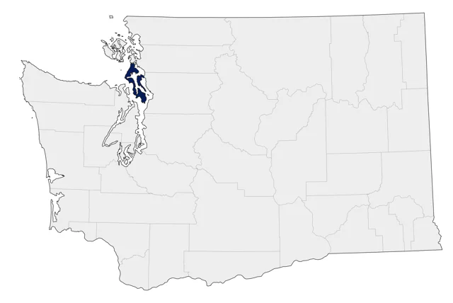 Scarlet Tanager county map