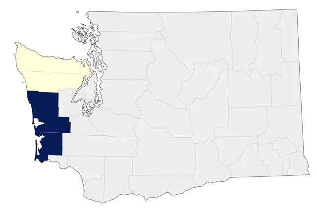 Scripps's Murrelet county map