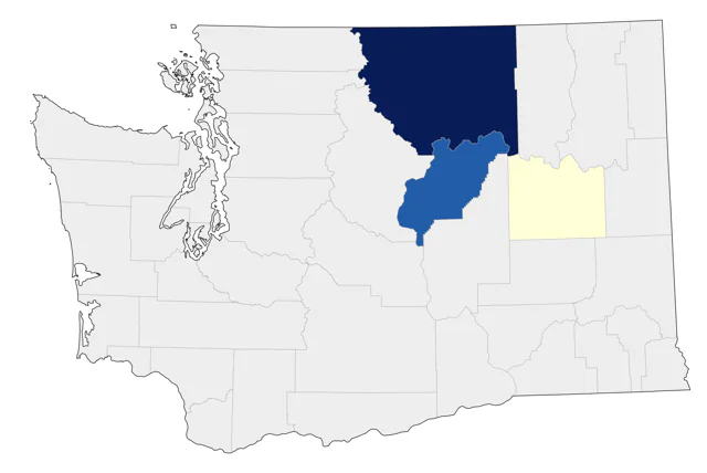 Sharp-tailed Grouse county map