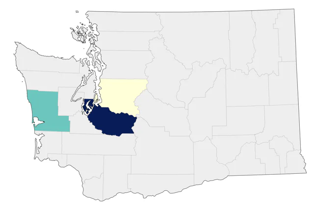 Smith's Longspur county map