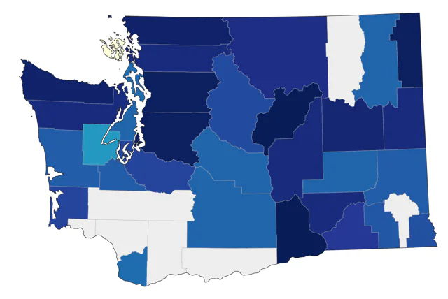 Snowy Owl county map