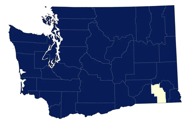 Varied Thrush county map