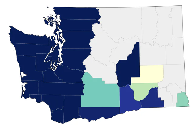 Western Gull county map