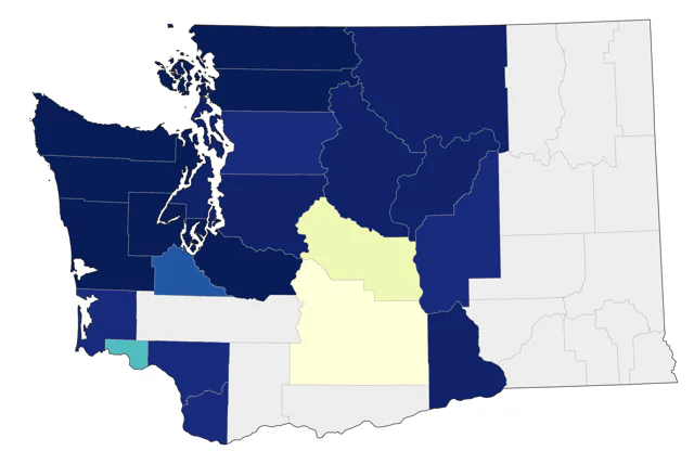 Yellow-billed Loon county map