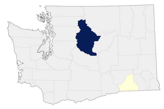 Yellow-crowned Night Heron county map