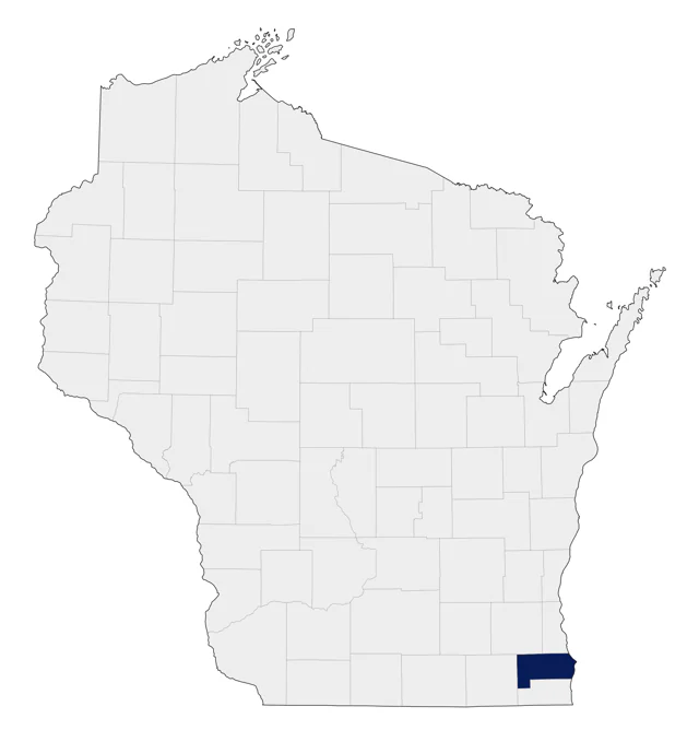 Black-tailed Gull county map