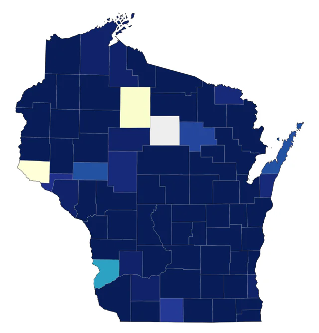 Black Tern county map