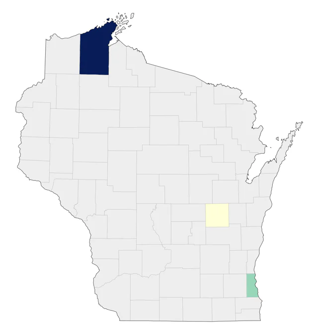 Brambling county map