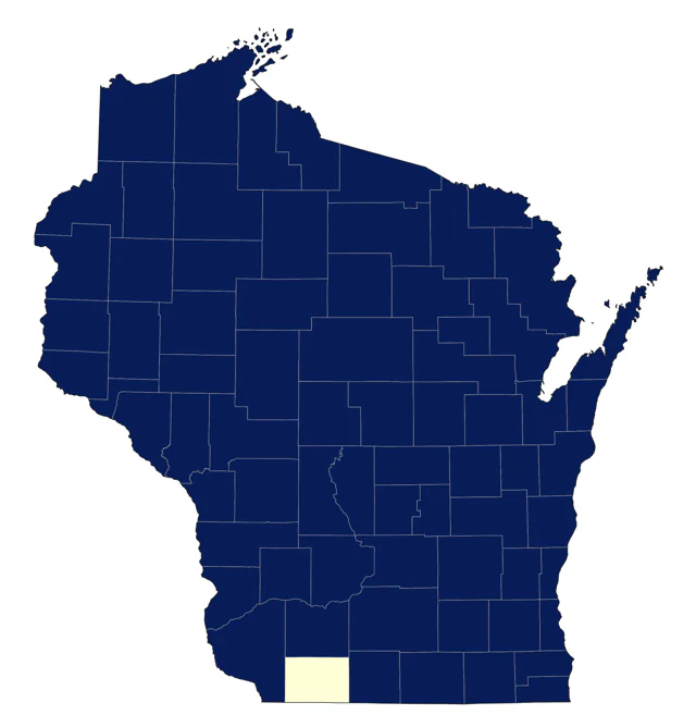 Broad-winged Hawk county map