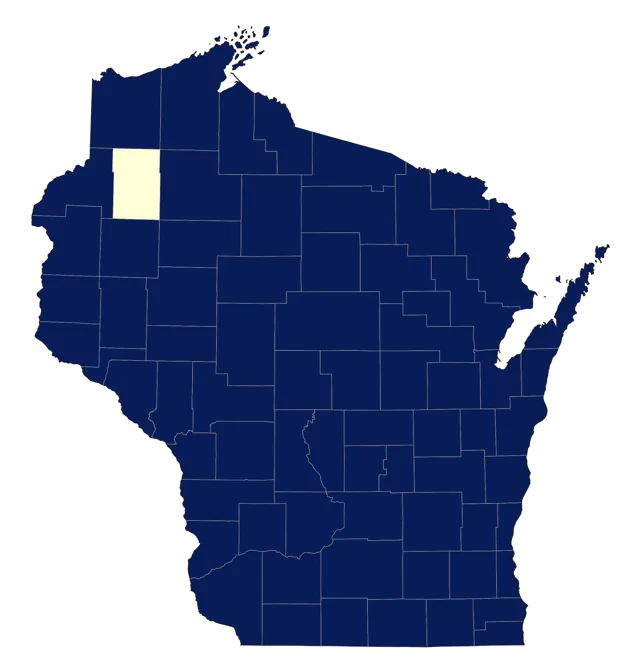 Cliff Swallow county map
