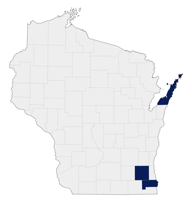 Common Chaffinch county map