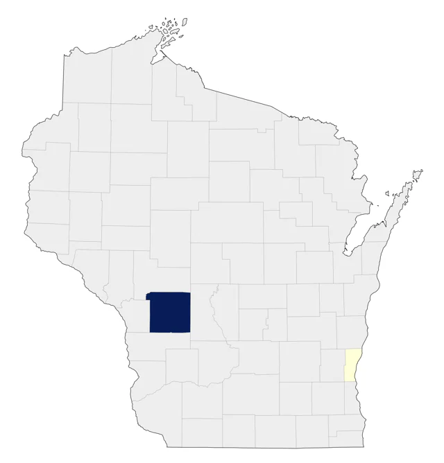Dovekie county map