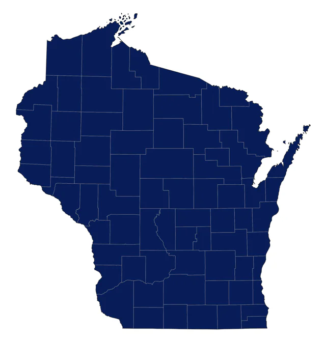 Eastern Phoebe county map