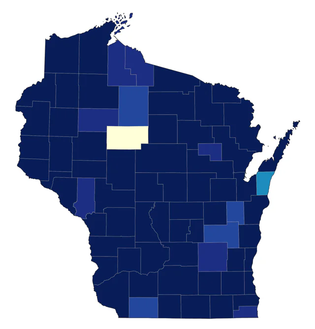 Eastern Whip-poor-will county map