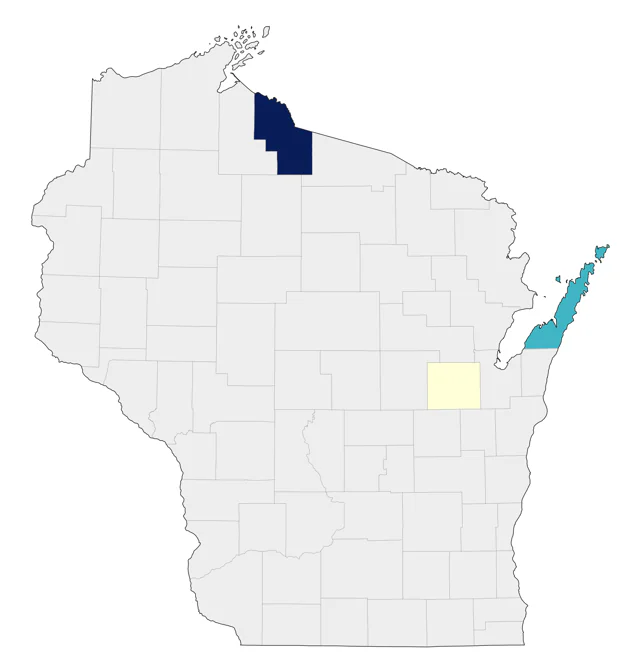 Eurasian Siskin county map