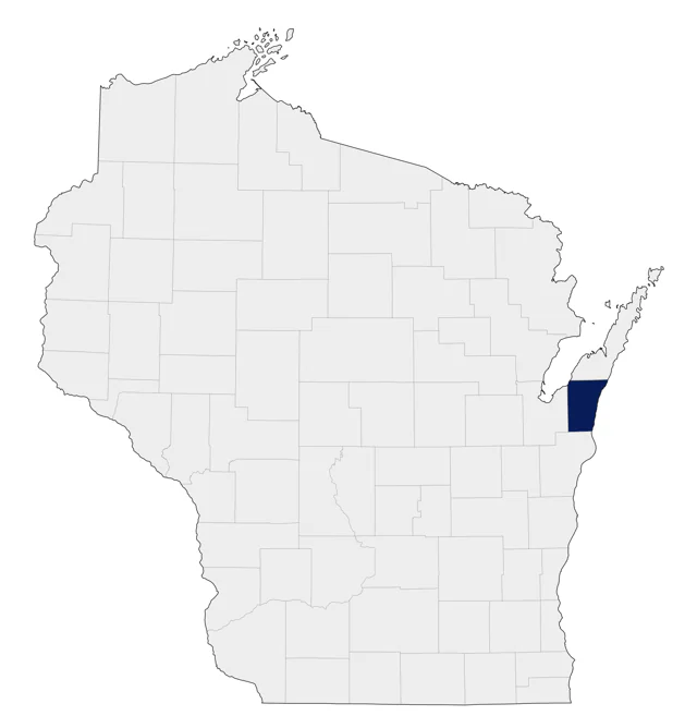 Green Pheasant county map