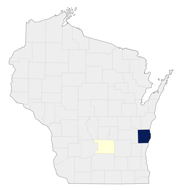 Harris's Hawk county map