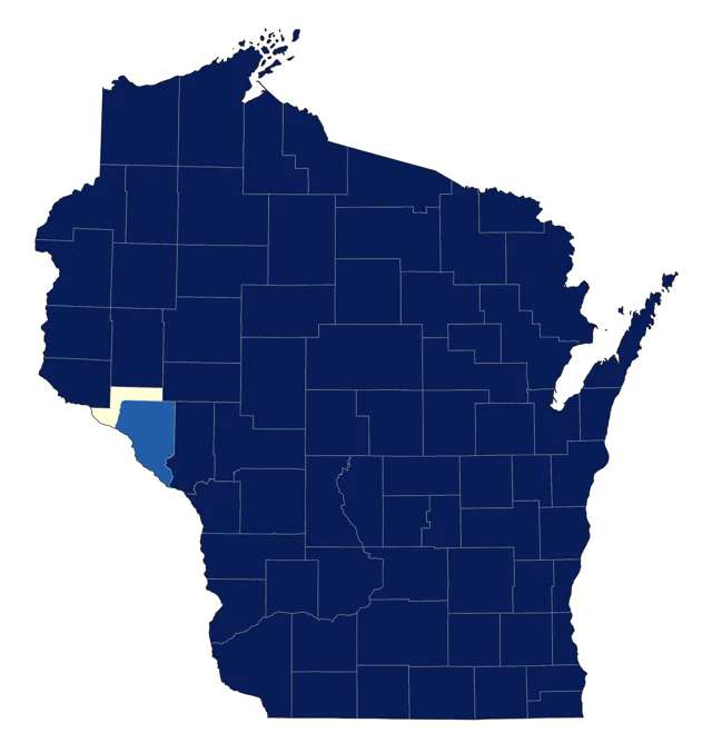 Hermit Thrush county map