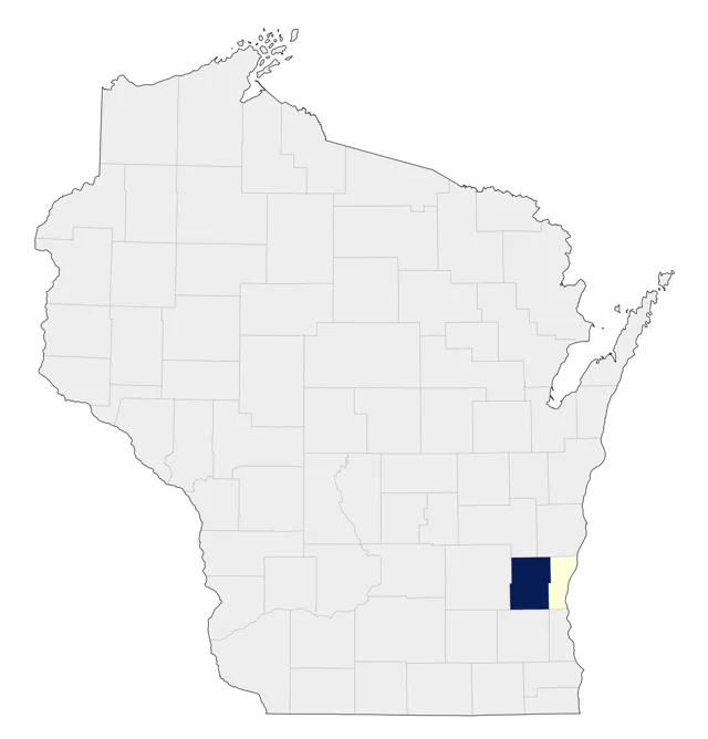 Long-billed Murrelet county map