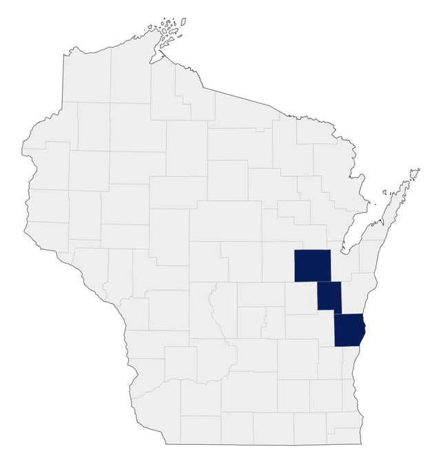 Marabou Stork county map