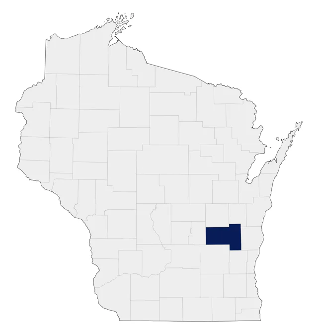 Mountain Quail county map