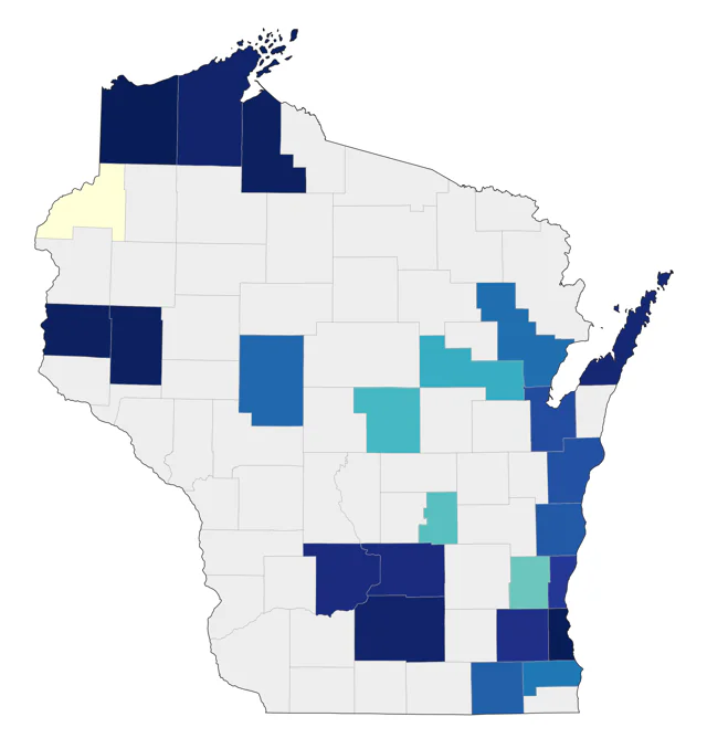 Pacific Loon county map