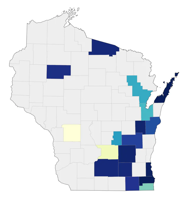 Ruff county map