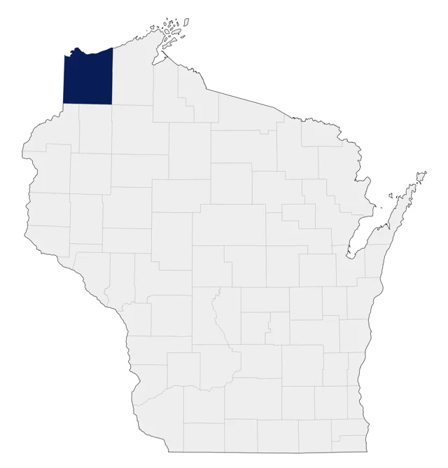 Smew county map