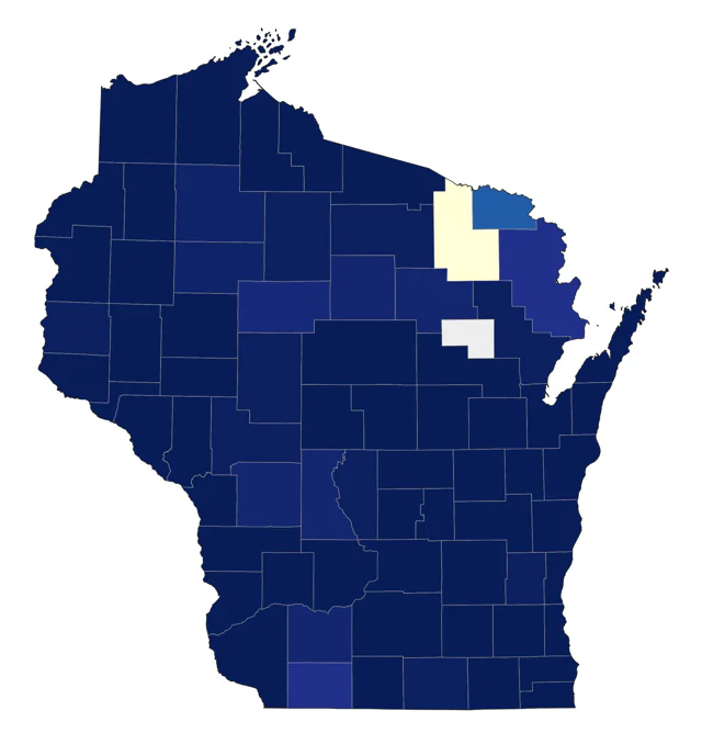 Snow Goose county map