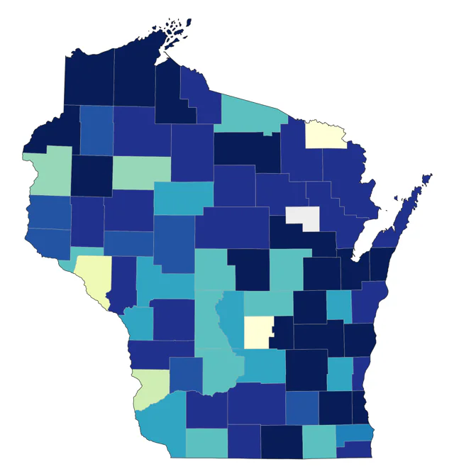 Snowy Owl county map
