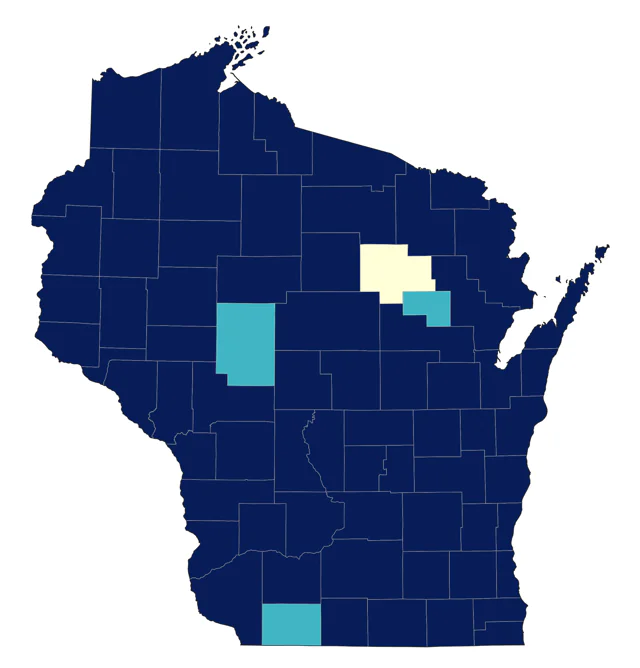 Swainson's Thrush county map