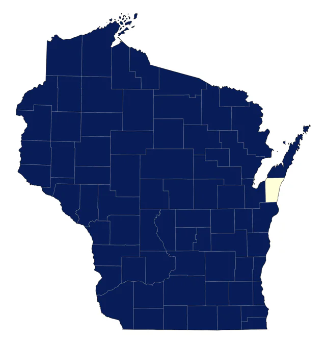 Trumpeter Swan county map