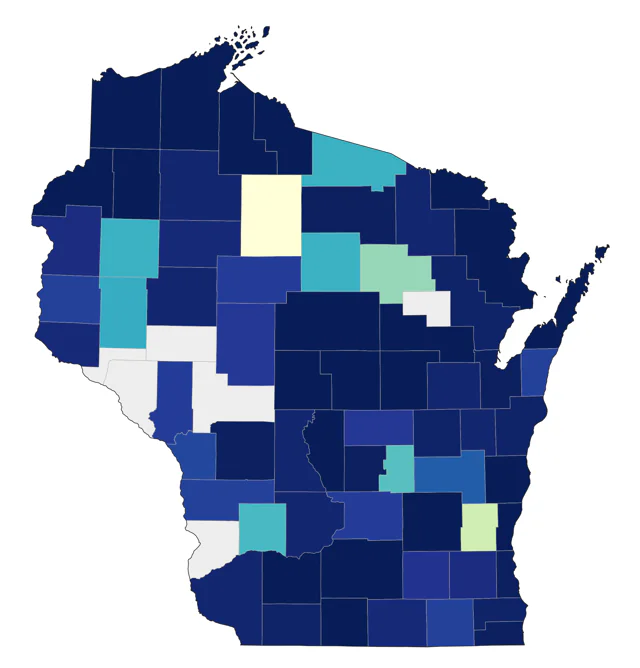 Upland Sandpiper county map