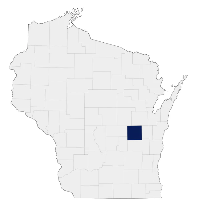 White-cheeked Pintail county map