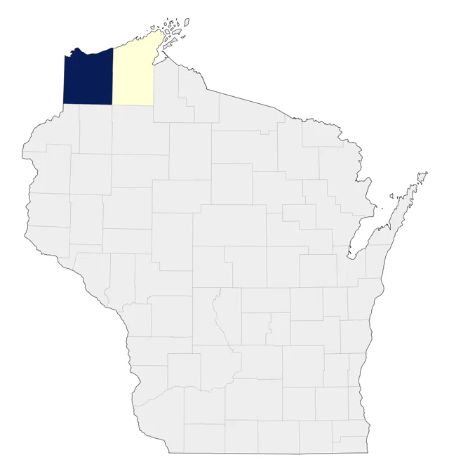Wilson's Plover county map