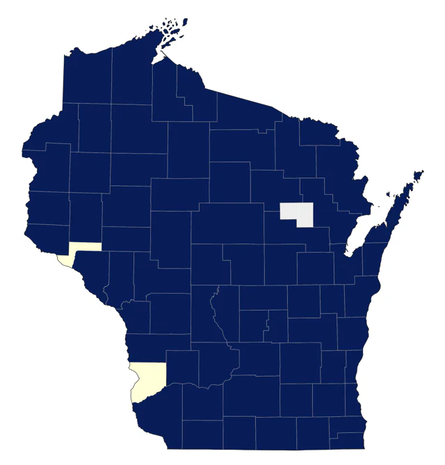 Wilson's Snipe county map