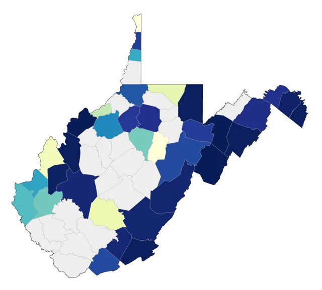 American Barn Owl county map