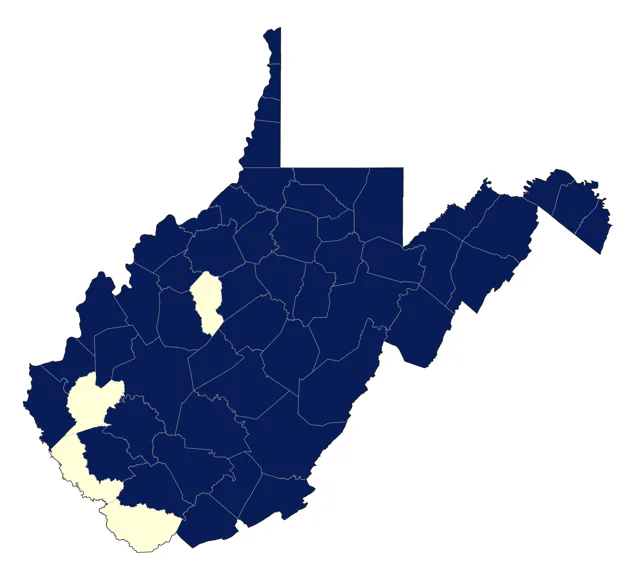 Barn Swallow county map