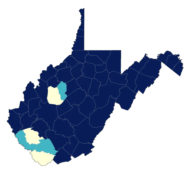 Belted Kingfisher county map