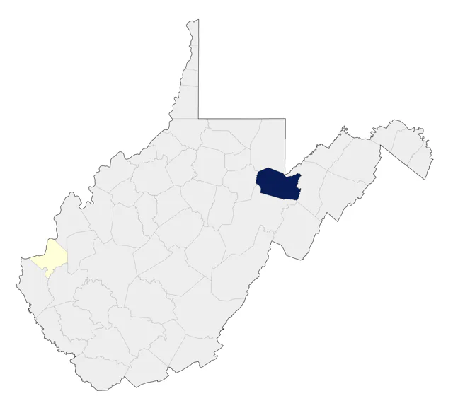 Black-billed Magpie county map